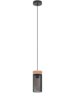 PENDANT LAMP KILNSDALE BLACK/WOOD Main Image