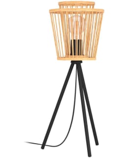 TABLE LAMP HYKEHAM WOOD/BLACK Main Image