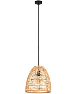 PENDANT LAMP AYESGARTH ROTTINKI/BLACK Main Image