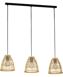 PENDANT LAMP AYESGARTH RATTAN/BLACK Main Image