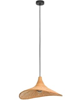 PENDANT LAMP HAXEY RATTAN/BLACK Main Image