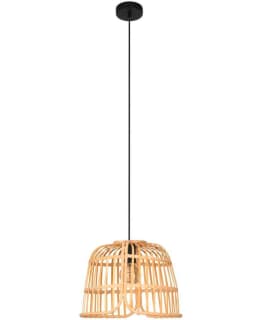 PENDANT LAMP GLYNEATH RATTAN/BLACK Main Image