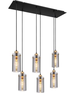 GLOBO FANNI MU/SAVU 6XE27 RIIPPUVALAISIN Main Image