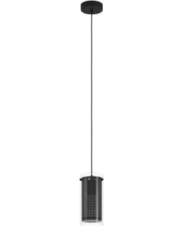PENDANT LAMP PINTO TEXTIL 1 LED BLACK Main Image