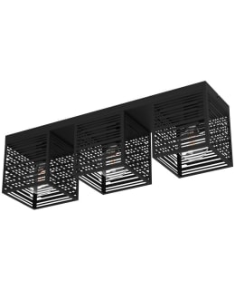 CEILING LAMP 3 PART PIEDRITAS BLACK Main Image