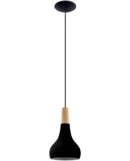 PENDANT LAMP SABINAR BLACK/WOOD Main Image