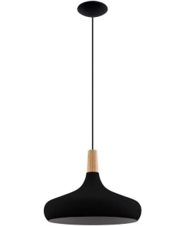 PENDANT LAMP SABINAR BLACK/WOOD Main Image