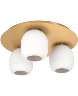CEILING LAMP MANZANARES BRASS/GOLD/WHITE Main Image
