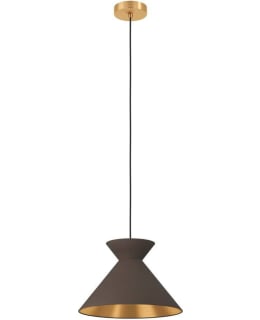 PENDANT LAMP NASTASIA BROWN/BRASS Main Image