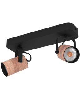 SPOT LIGHT CAYUCA LED BLACK/WOOD Main Image
