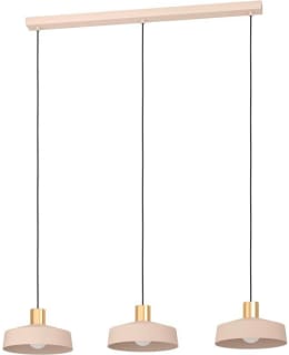 PENDANT LAMP 3 PART VALDIOLA BRASS/SAND Main Image