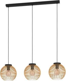 PENDANT LAMP 3 PART VENEZUELA GOLD/BLACK Main Image