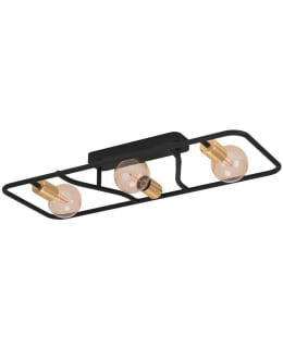 CEILING LAMP MESSINARO BLACK/BRASS Main Image