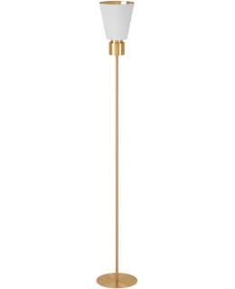 FLOOR LAMP AGLIENTINA BRASS/WHITE Main Image