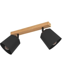 SPOT LIGHT 2 PART COTORRO BLACK/WOOD Main Image