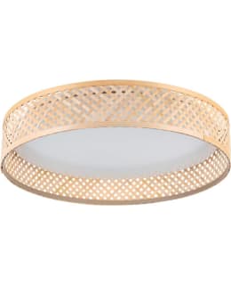 CEILING LAMP LUPPINERIA WHITE/WOOD Main Image