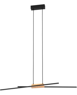 PENDANT LAMP PANAGRIA BLACK/WOOD Main Image