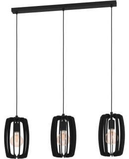 PENDANT LAMP 3 PART BAJAZZARA BLACK Main Image