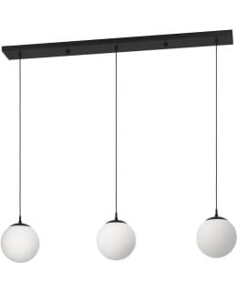 PENDANT LAMP RONDO 3 WHITE/BLACK Main Image