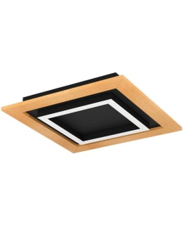 CEILING LAMP TIRRENARA BLACK/WOOD/WHITE Main Image
