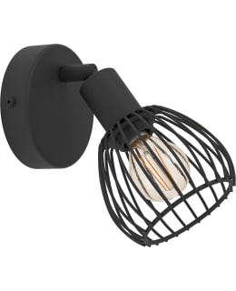 EGLO 901038 SONNINO E14 MUSTA SEINÄ/KATT Main Image