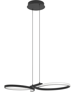 EGLO SERPINS MUSTA LED RIIPPUVALAISIN Main Image