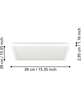 EGLO CONNECT.Z 901475 ROVITO-Z 39X39cm V Main Image