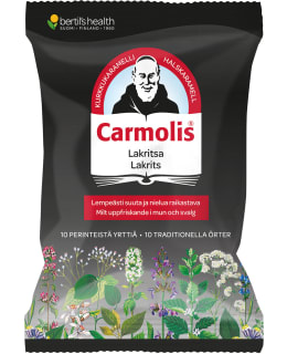 CARMOLIS LAKRITSI 72 G YRTTIKARAMELLI Main Image