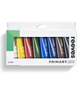 REEVES 22ML X 8 PERUSVÄRIT AKRYYLIVÄRI Main Image