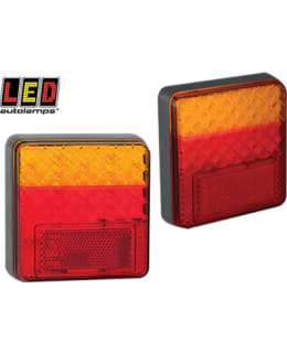 LED 12V 100X100X22MM TAKAVALOPARI Main Image