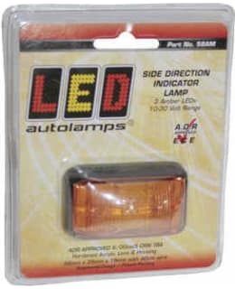 LED 12/24V 58X35X19MM KELTAINEN ÄÄRIVALO Main Image