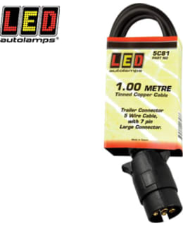 Led Autolamps 1m kaapeli 7-napaisella pistokkeella Main Image
