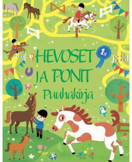 HEVOSET JA PONIT PUUHA- JA VÄRITYSKIRJA Main Image