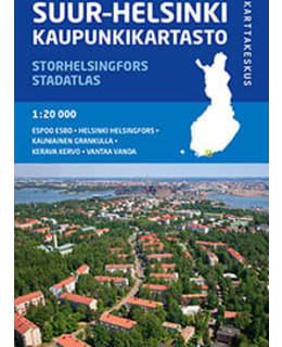 SUUR-HELSINKI KAUPUNKIKARTASTO 1:20 000 Main Image