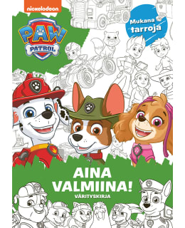 PAW PATROL AINA VALMIINA! VÄRITYSKIRJA Main Image