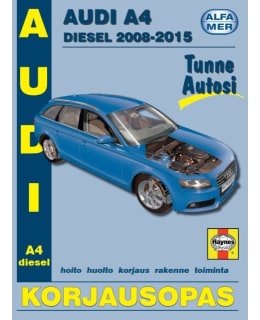 AUDI A4 DIESEL 2008-2015 KORJAUSOPAS Main Image