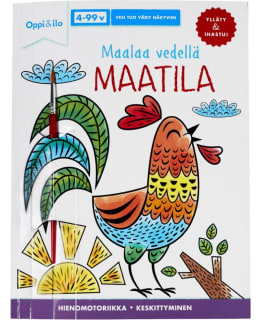 Oppi ja Ilo Maalaa vedellä Maatila puuhakirja Main Image