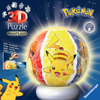 Ravensburger Puzzle-Ball Nightlight Pokemon 72p 3D palapeli