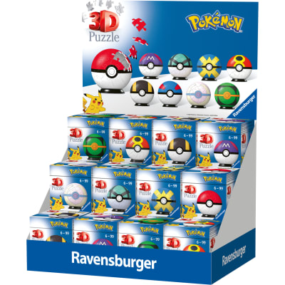 Ravensburger Pokemon Poke Ball 3D palapeli (lajitelma)