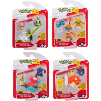 Pokemon Battle Figure 3 pk (lajitelma)