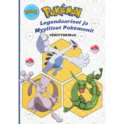 Pokémon värityskirja: Legendaariset ja myyttiset Pokémonit