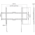 BANDAGO 43-85" TV FIXED WALL MOUNT