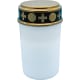 Airam Muisto led grave candle with cross pattern