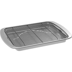 Nordic Ware Naturals Large Cooking Tray leivinpelti ritilällä