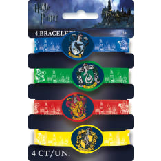 Harry Potter 4 kpl silikoniranneke