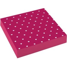 Hearts 20 napkins