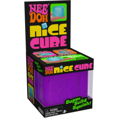 NeeDoh Nice Cube puristeltava kuutio stressilelu (värilajitelma)
