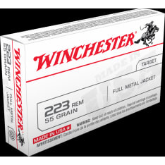Winchester 223 Rem FMJ 3,6 g 20 kpl patruuna