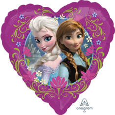 Frozen spring heart ordinary foil ball