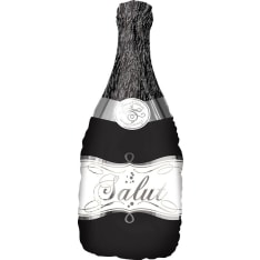 Sparkling wine bottle shape foil ball